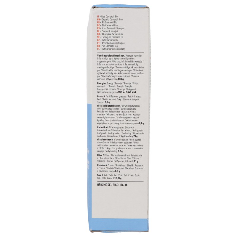 Riso Bianco varietà Carnaroli Biologico