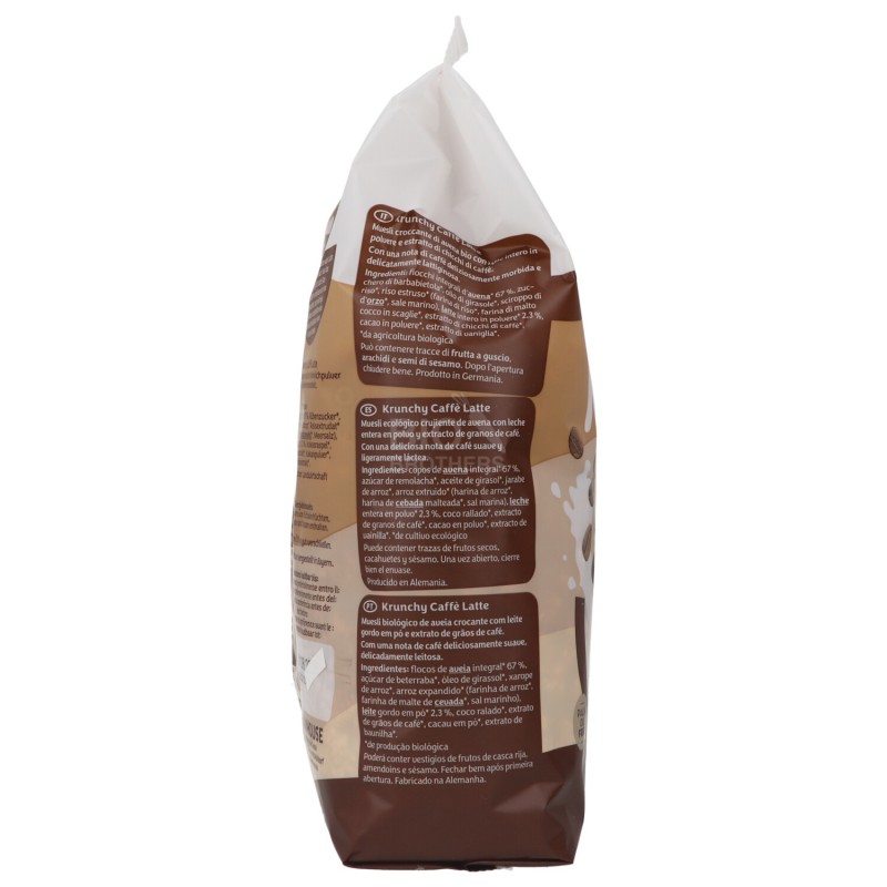 KRUNCHY GRANOLA CAFFE'-LATTE BIO 500G