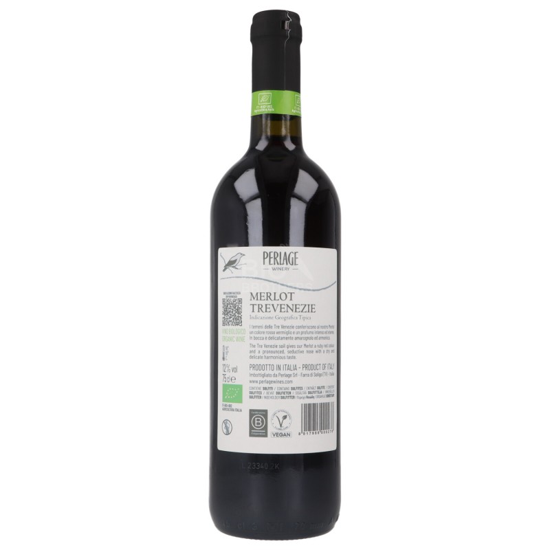 Vino Merlot Trevenezie I.G.T. Biologico