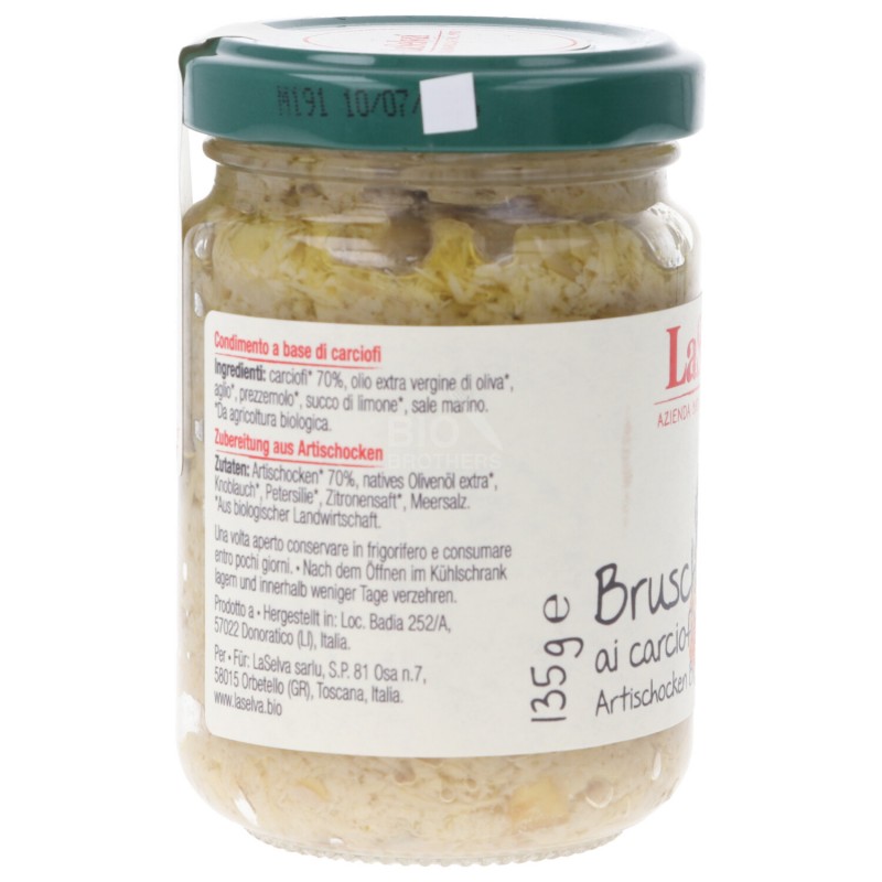 Bruschetta ai Carciofi biologica grana grossa