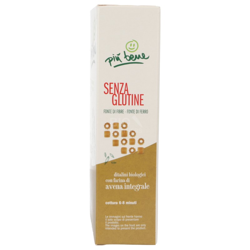 Ditalini Avena Integrale biologici Senza Glutine