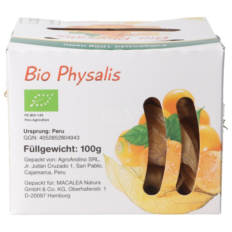 PHYSALIS/ALCHECHENGI BIO 100GR PERU'