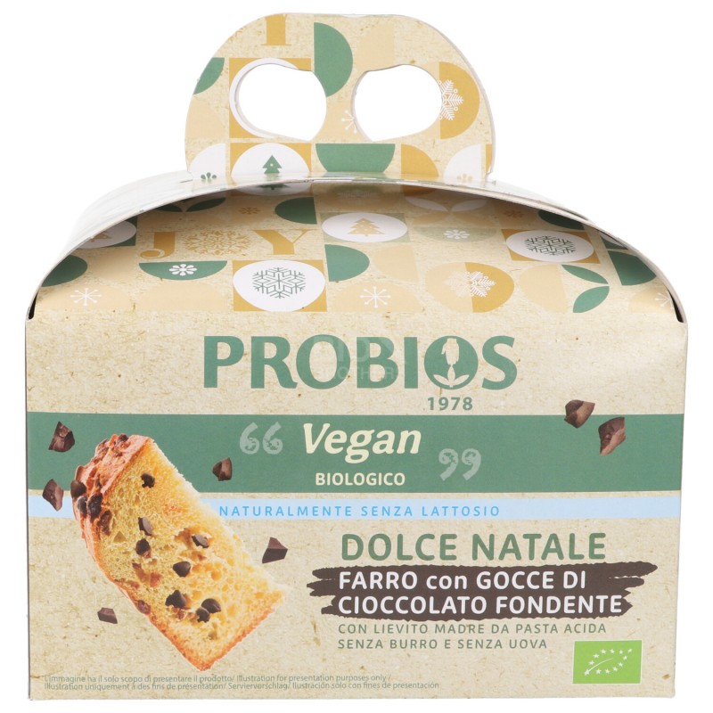 DOLCE NATALE BIO VEGAN DI FARRO CON CIOCC.300G