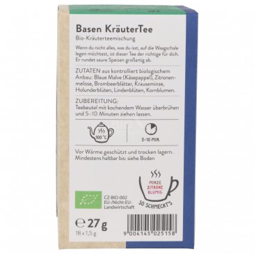 Tisana alle Erbe Compensazioen Basica bioloigca in filtri Tisana alle Erbe Compensazioen Basica bioloigca in filtri