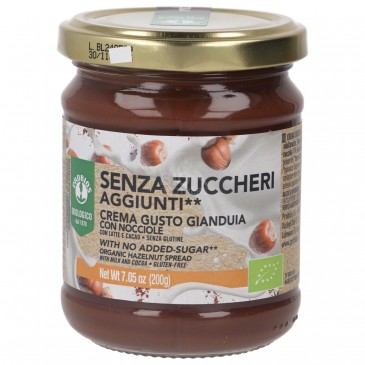 CREMA GIANDUIA S/ZUCCHERI BIO200GR CREMA GIANDUIA S/ZUCCHERI BIO200GR