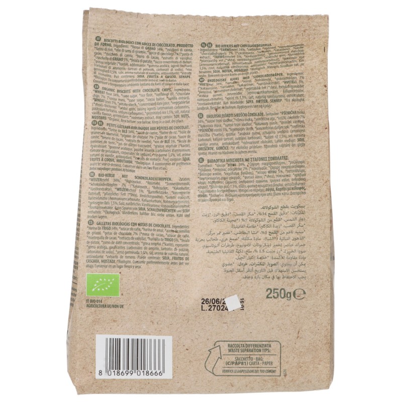 Biscotti GoVegan al Cioccolato Biologici