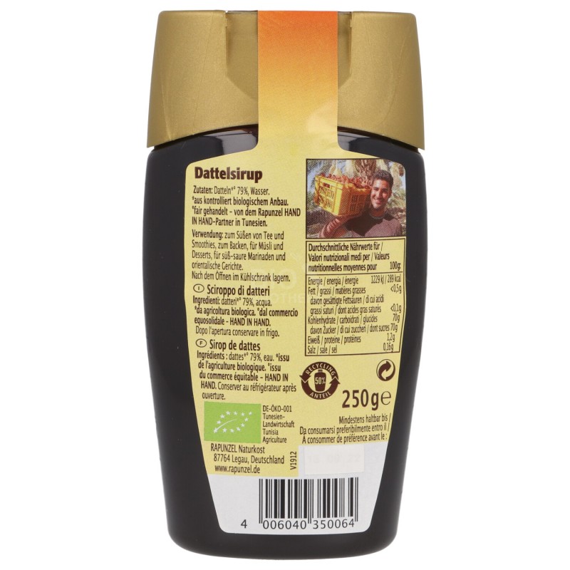 Sciroppo di datteri bio