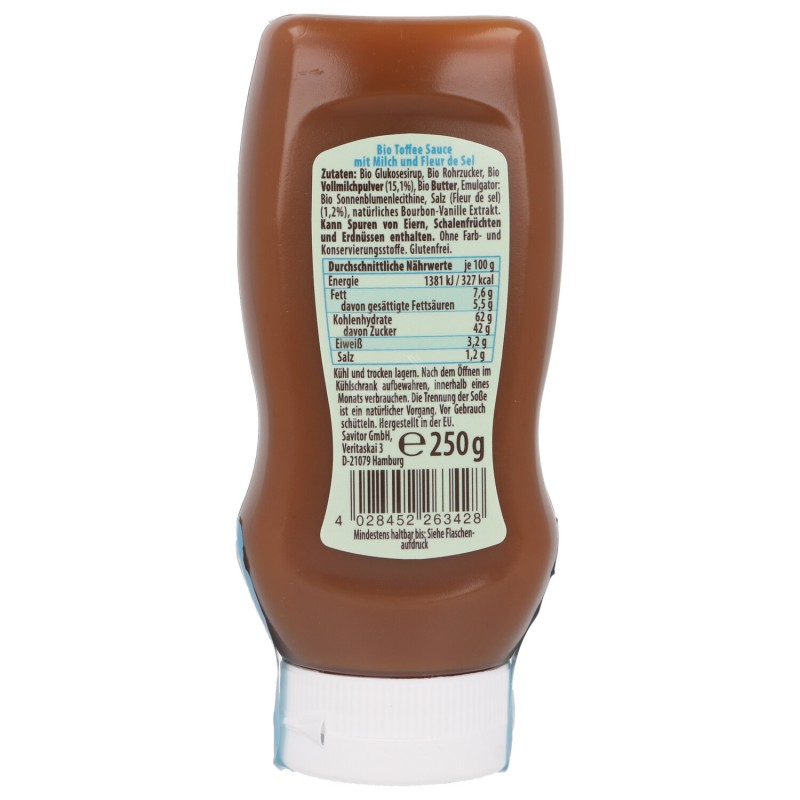 Salsa al Caramello Salato Biologica