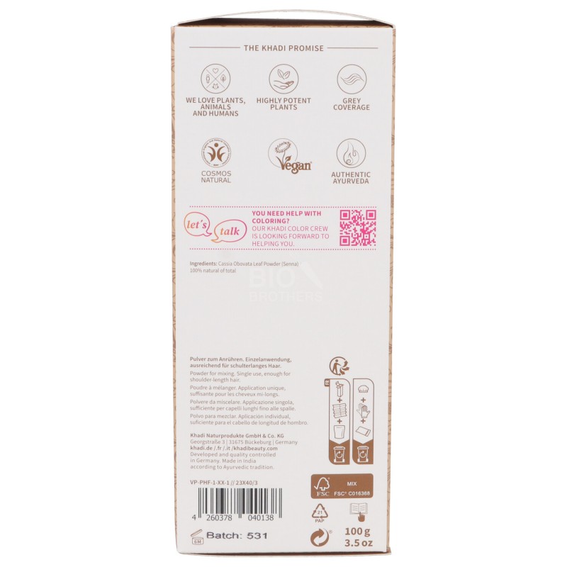 Tinta Capelli Senna/Cassia Naturale