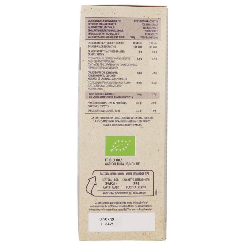 Taralli senza glutine e senza lievito biologici