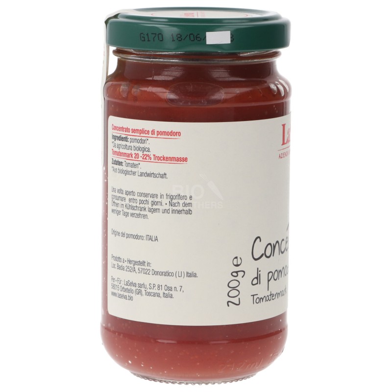 CONCENTRATO DI POMODORO BIO 200GR