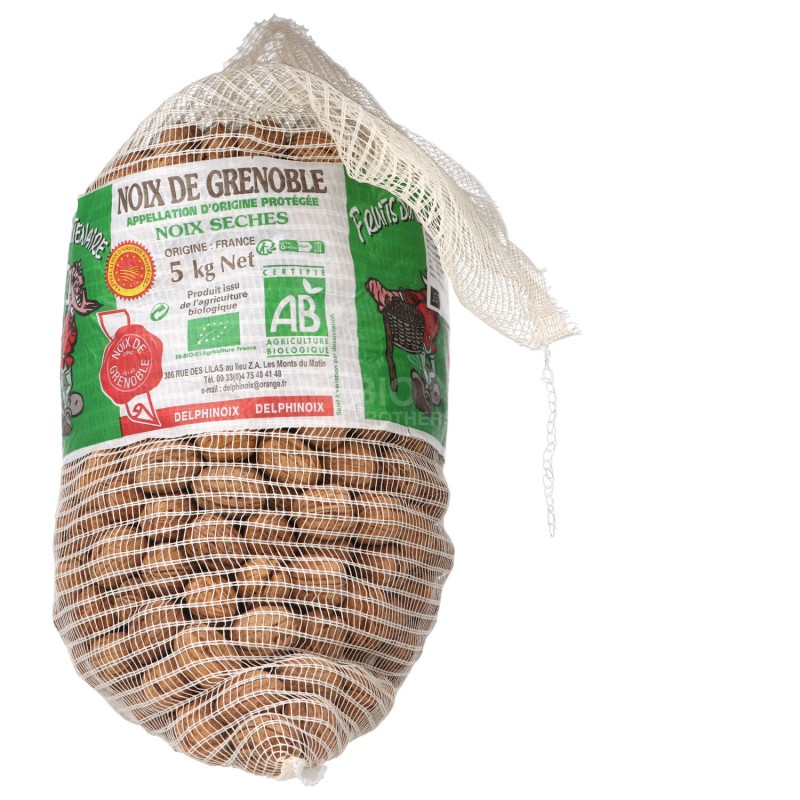 Noci Grenoble D.O.P. biologiche sacco 5kg risparmio