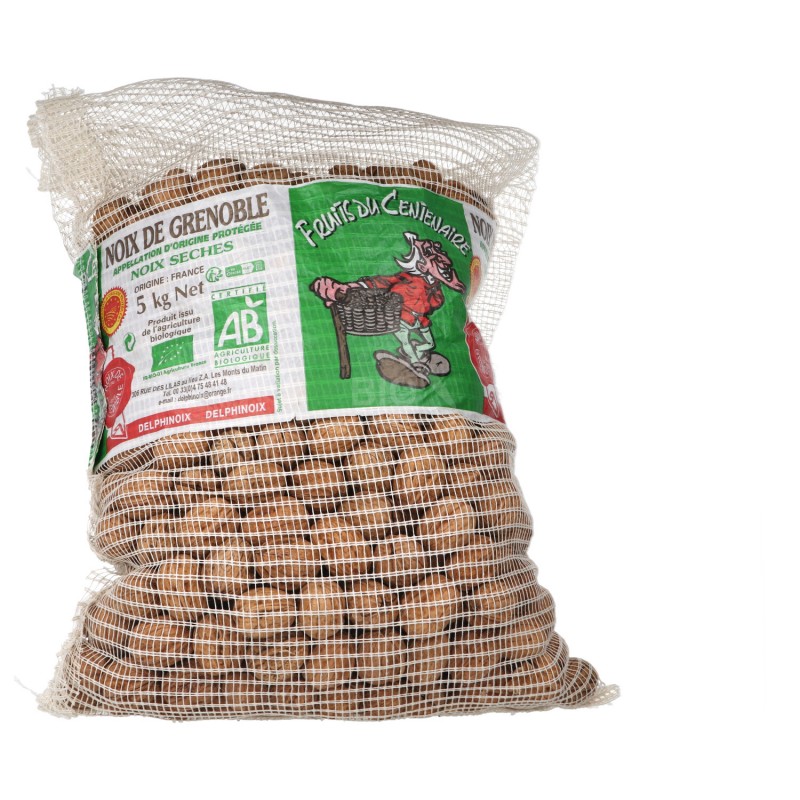 Noci Grenoble D.O.P. biologiche sacco 5kg risparmio
