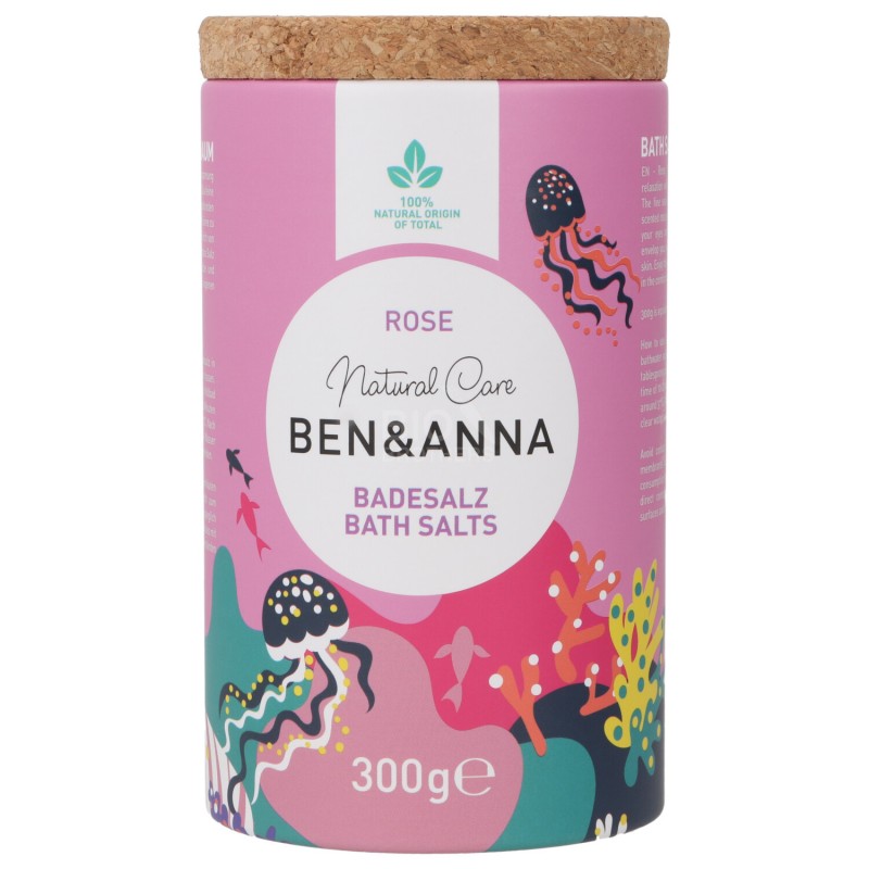 SALI DA BAGNO ALLA ROSA CON SCHIUMA 300G B&A