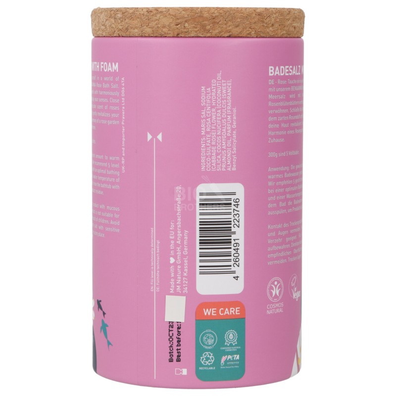 SALI DA BAGNO ALLA ROSA CON SCHIUMA 300G B&A