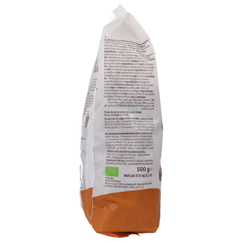 Penne 100% farro integrale biologiche