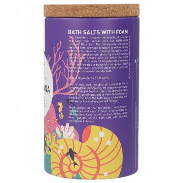 SALI DA BAGNO LAVANDA CON SCHIUMA 300G B&A SALI DA BAGNO LAVANDA CON SCHIUMA 300G B&A