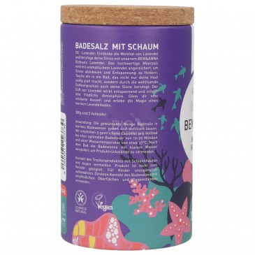 SALI DA BAGNO LAVANDA CON SCHIUMA 300G B&A SALI DA BAGNO LAVANDA CON SCHIUMA 300G B&A