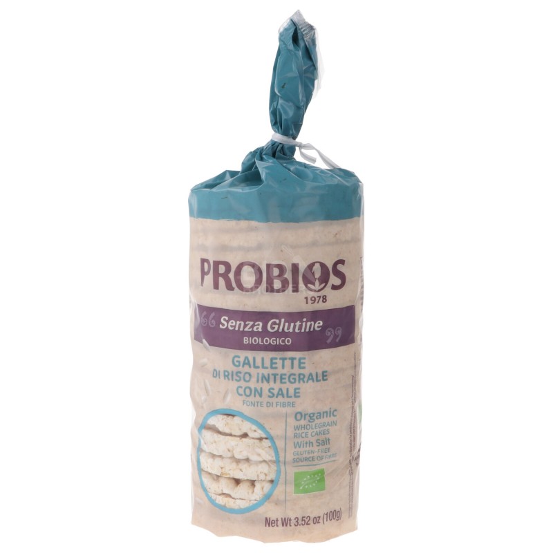 Gallette di Riso Integrale Biologiche con sale