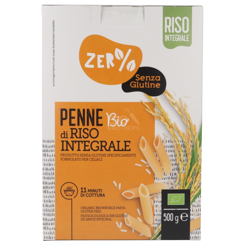 Penne di Riso integrale Senza Glutine biologiche