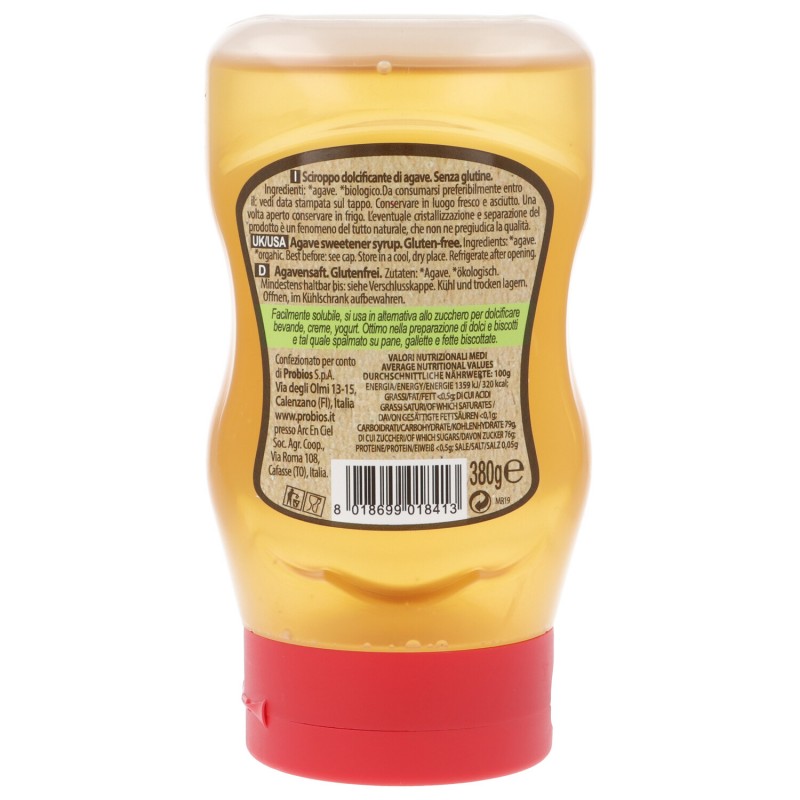 Sciroppo d'agave senza glutine