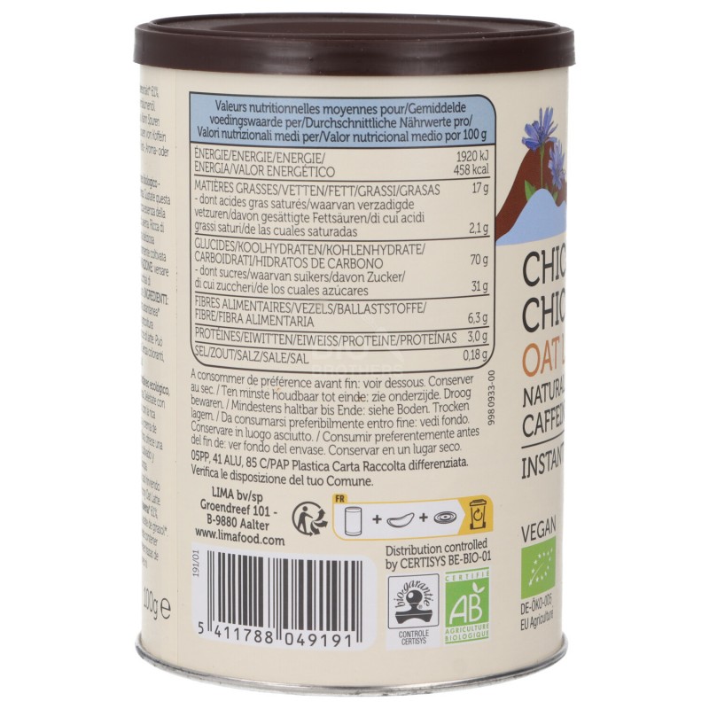 CICORIA MACCHIATO AVENA SOLUBILE BIO 100G