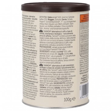 YANNOH MACCHIATO AVENA SOLUB.BIO 100G YANNOH MACCHIATO AVENA SOLUB.BIO 100G