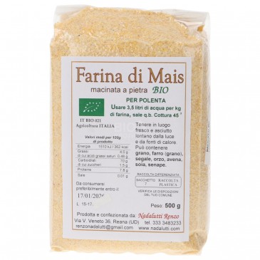 FARINA MAIS DEL FRIULI BIO 500G FARINA MAIS DEL FRIULI BIO 500G