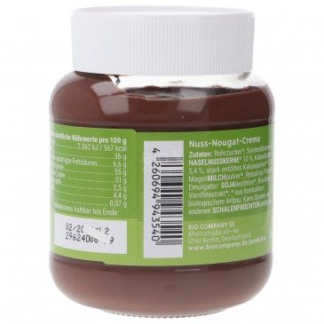 CREMA CACAO NOCCIOLA S/O.PALMA BIO 350G CREMA CACAO NOCCIOLA S/O.PALMA BIO 350G