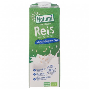 DRINK RISO CALCIUM ALGA 1LT NATUMI DRINK RISO CALCIUM ALGA 1LT NATUMI