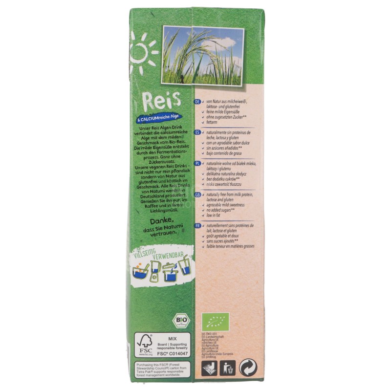 DRINK RISO CALCIUM ALGA 1LT NATUMI