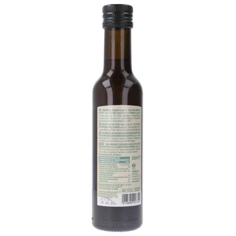 CONDIMENTO OLIO EVO PICCANTE 250ML PROBIOS