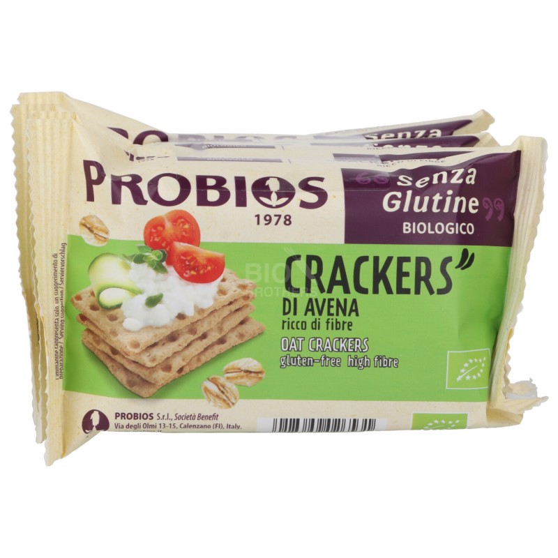 Crackers di Avena Senza Glutine biologici
