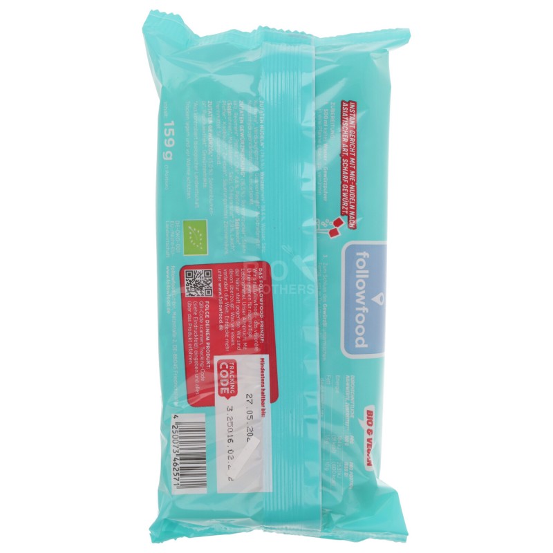 Chili Noodles Hot Spicy biologici