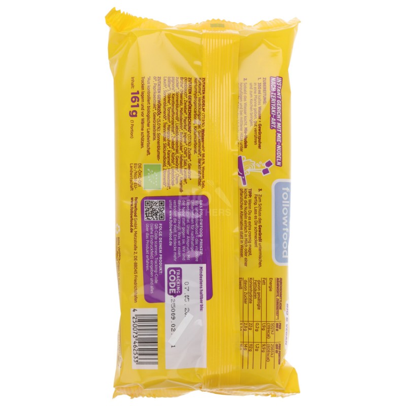 Teriyaki Noodles Sweet Tasy biologici