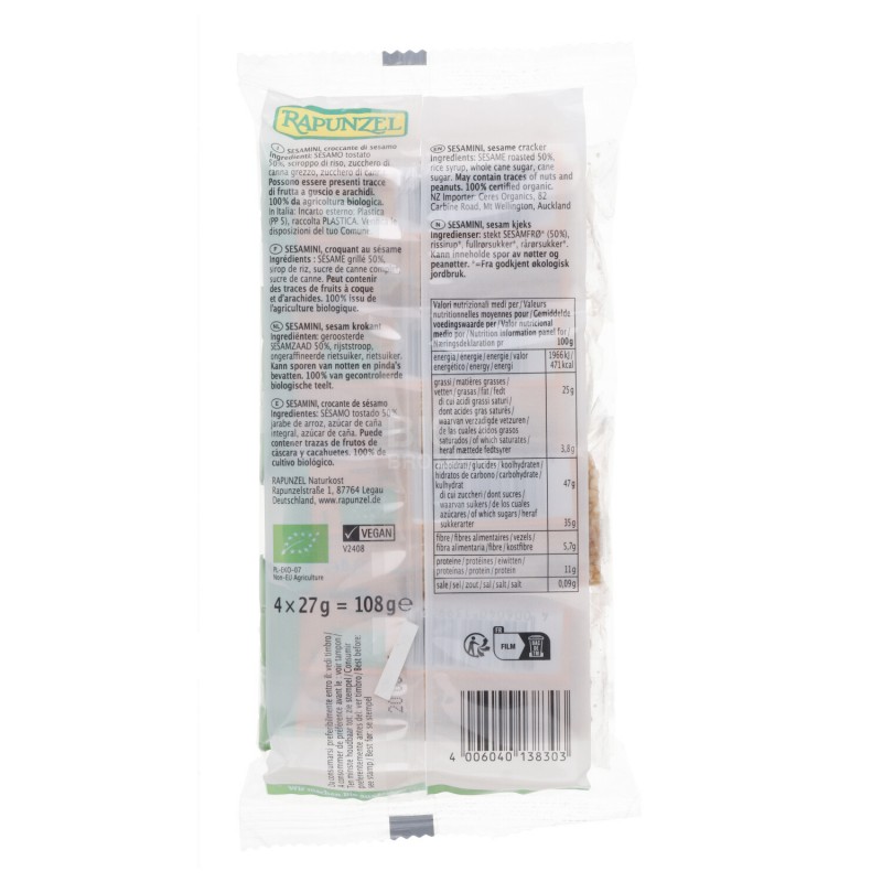 Sesamini Bio Croccante di sesamo multipack