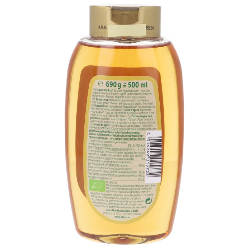 Sciroppo d'Agave bio