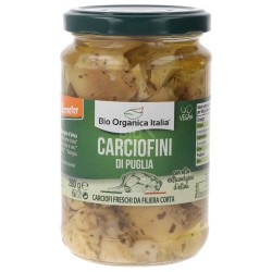 Carciofini in olio biologici
