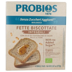 Fette biscottate Biologiche con farina integrale