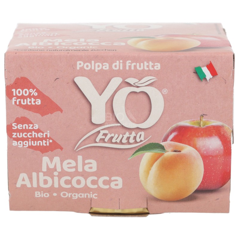 Polpa mela e albicocca bio