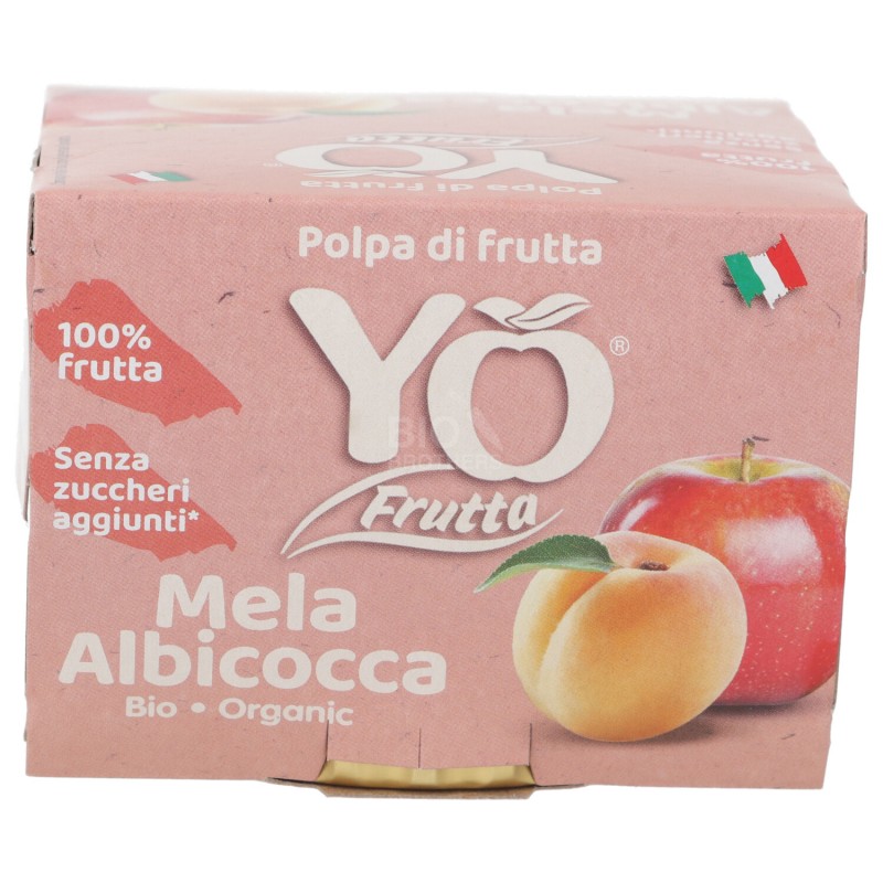 Polpa mela e albicocca bio