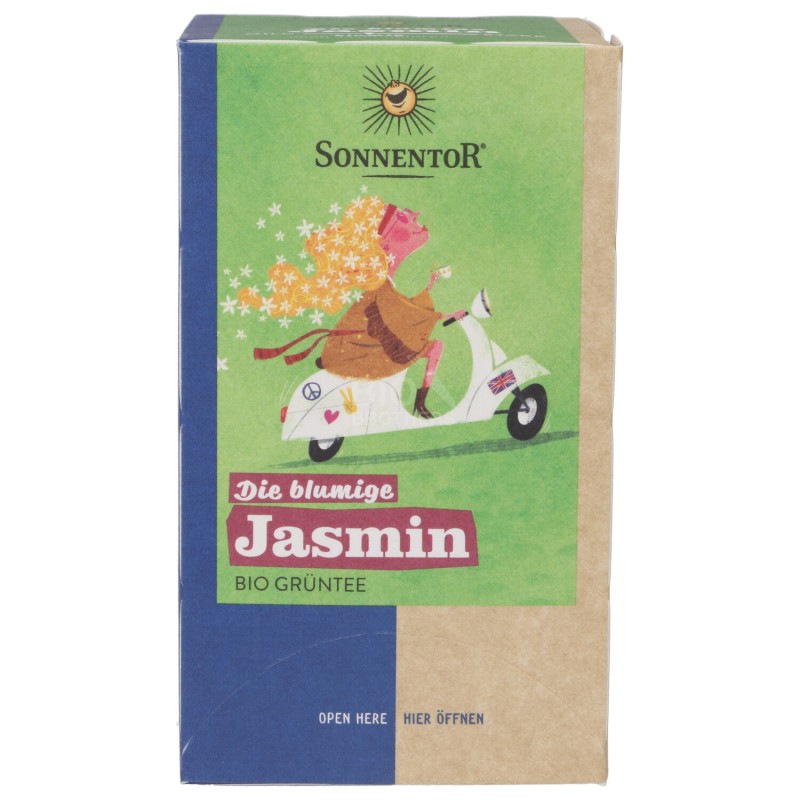 Te' Verde Gelsomino Biologico in filtri