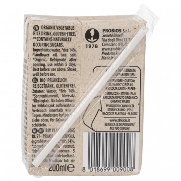 Rice&Rice mini bevanda riso al naturale Rice&Rice mini bevanda riso al naturale