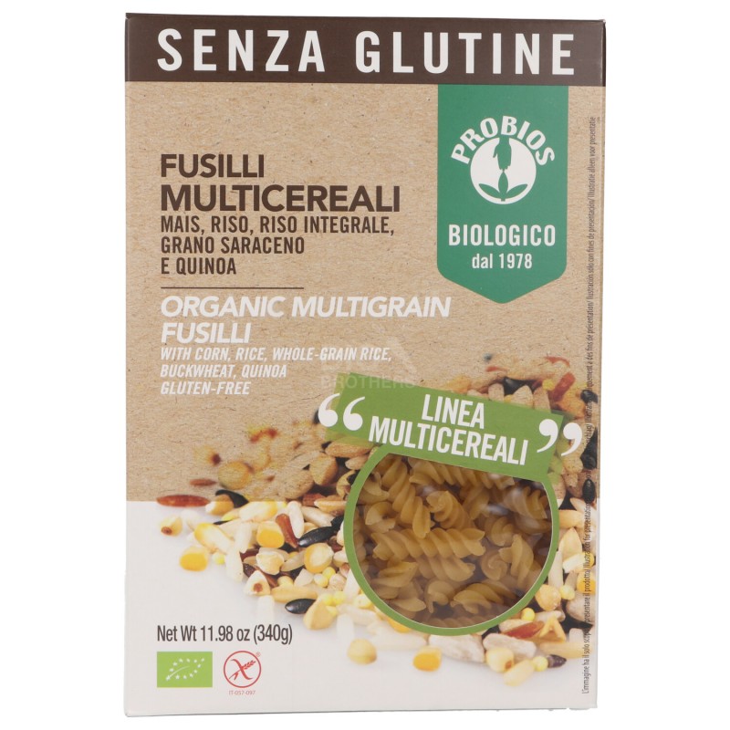 Fusilli Senza Glutine Multicereali biologici