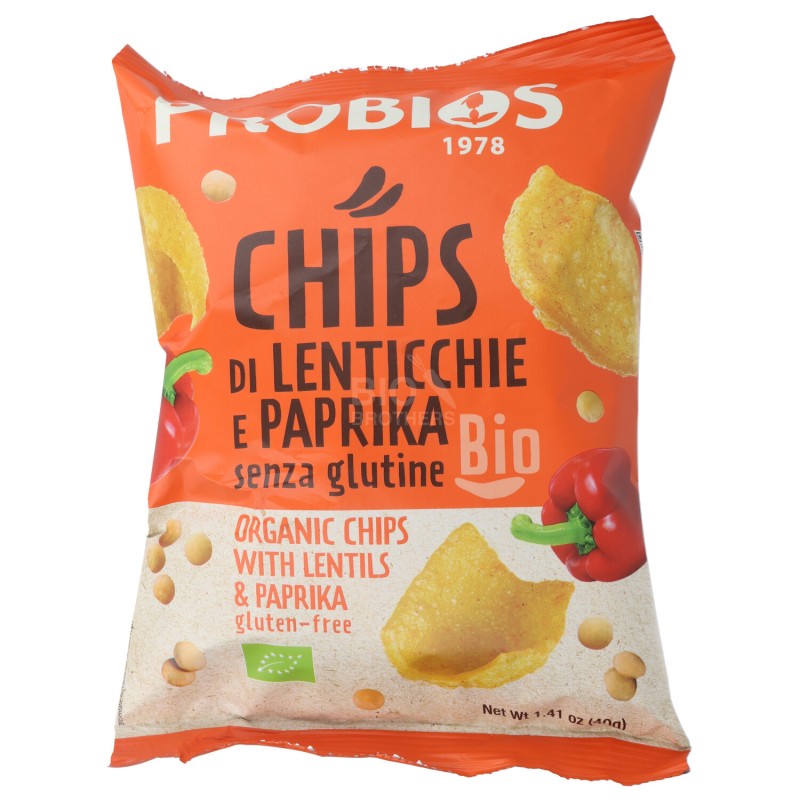 Chips di Lenticchie gusto Paprika Bio snack