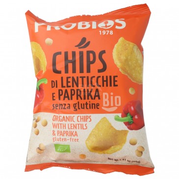 Chips di Lenticchie gusto Paprika Bio snack Chips di Lenticchie gusto Paprika Bio snack