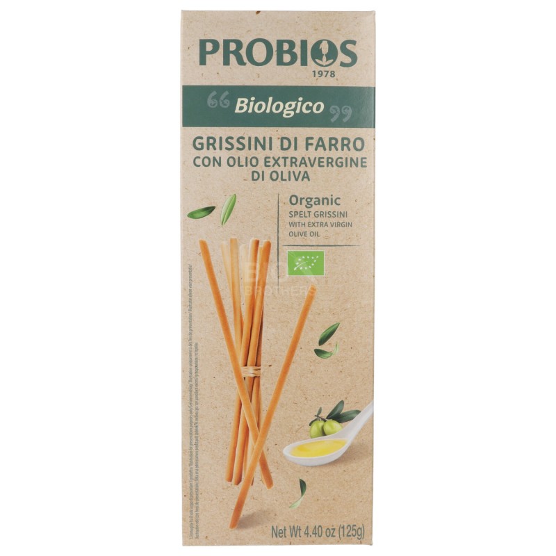 Grissini di farro Biologici con olio evo
