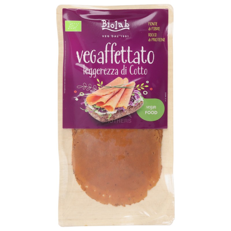 Vegaffettato leggerezza di Cotto Biologico a fette