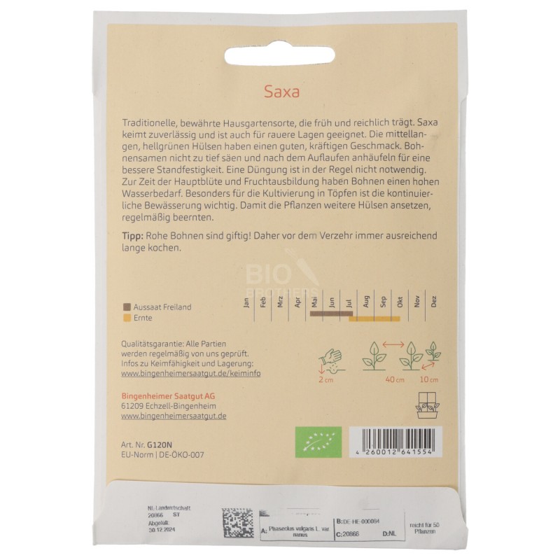 Pisello Nano Saxa sementi per l'orto biodinamici