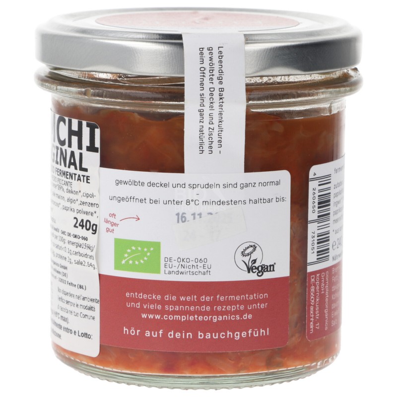 ORIGINAL KIMCHI FERMENT.BIO240G COMPLETE.